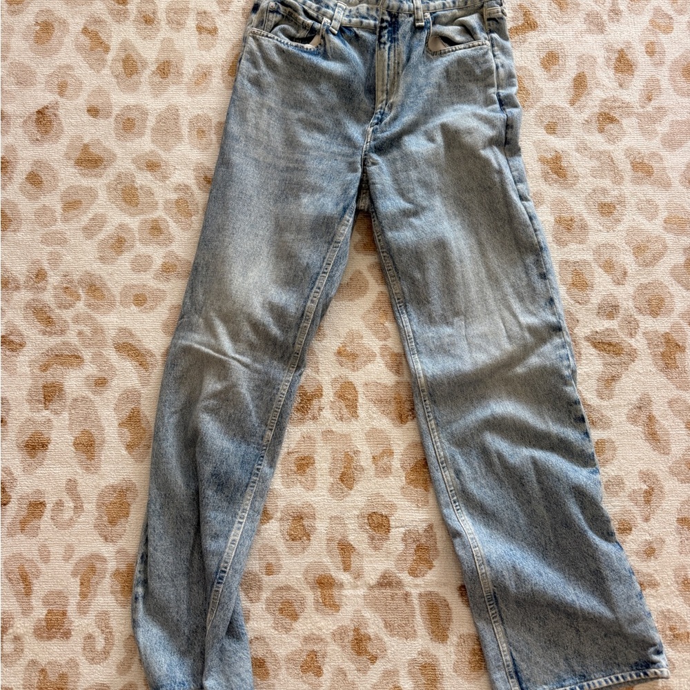 rag & bone light blue relaxed women's jeans
